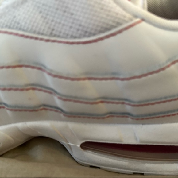 Nike Air Max 95 OG Big Bubble White University Red IB7936-100 Mens New Sz 11.5 - Picture 12 of 12